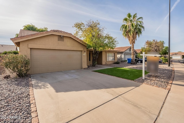 view of ranch-style home