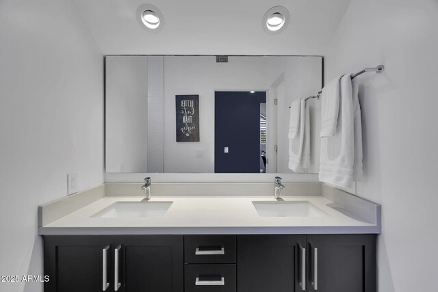 802 S 5th Ave, Tucson, AZ 85701 - full bathroom featuring double vanity