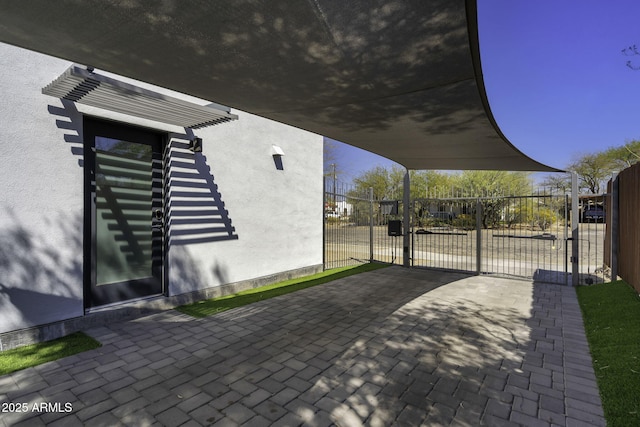 802 S 5th Ave, Tucson, AZ 85701 - view of patio / terrace with a gate