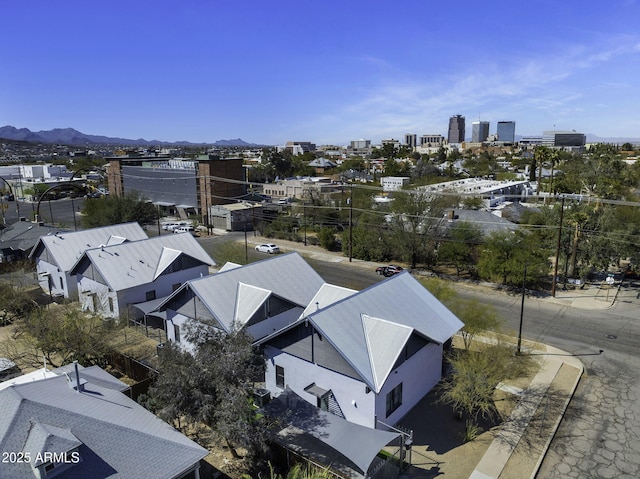 802 S 5th Ave, Tucson, AZ 85701 - drone / aerial view of a mountainous background