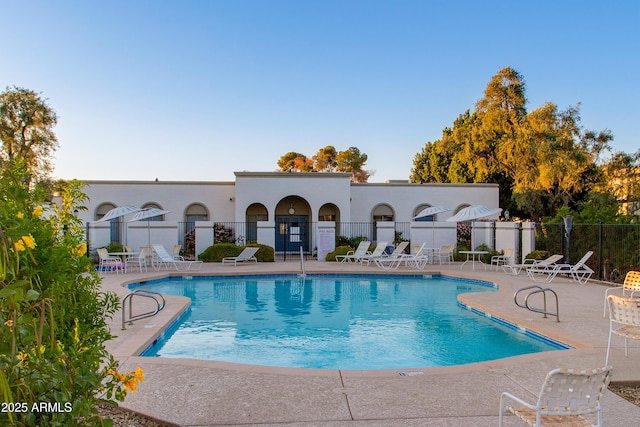 8317 E Orange Blossom Ln, Scottsdale, AZ 85250 - community pool featuring a patio
