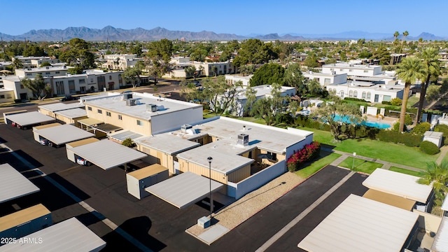 8317 E Orange Blossom Ln, Scottsdale, AZ 85250 - aerial view of residential area featuring mountains