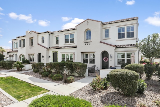 view of mediterranean / spanish house