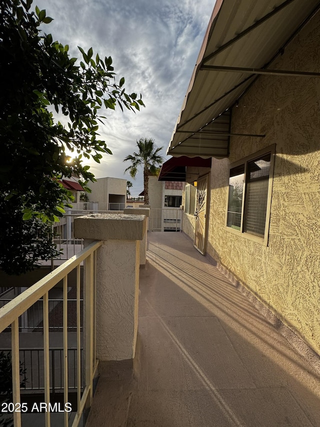 12123 W Bell Rd Unit 337, Surprise, AZ 85378 - view of patio with a balcony