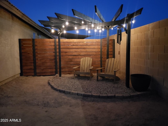 2004 N 108th Dr, Avondale, AZ 85392 - view of patio at night