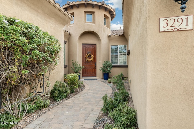 view of property entrance