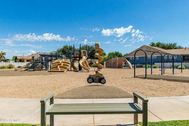 view of community playground