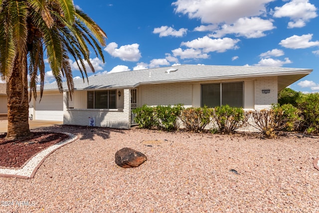 view of ranch-style home