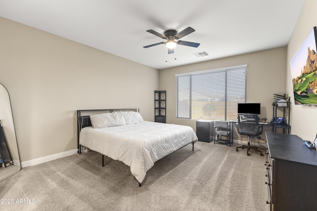 25969 W Tina Ln, Buckeye, AZ 85396 - bedroom with carpet, a desk, and ceiling fan