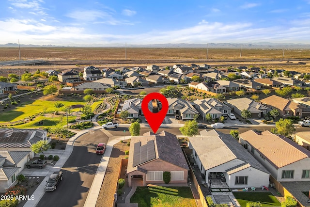 25969 W Tina Ln, Buckeye, AZ 85396 - aerial view of residential area featuring mountains