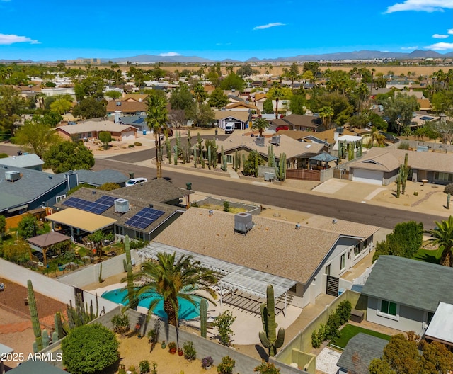 6833 E Grandview Dr, Scottsdale, AZ 85254 - aerial view with a residential view and a mountain view