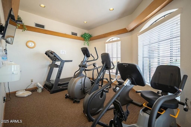 view of exercise room