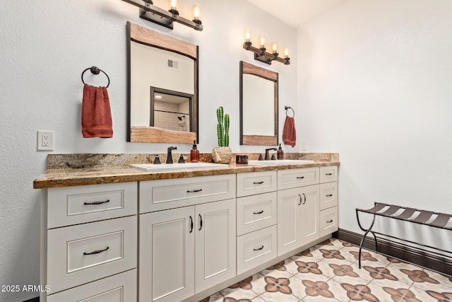 1235 N Sunnyvale Unit 113, Mesa, AZ 85205 - bathroom featuring double vanity