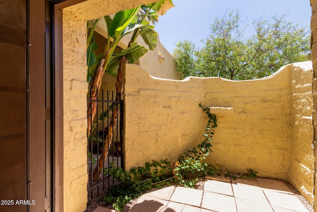 1235 N Sunnyvale Unit 113, Mesa, AZ 85205 - view of patio / terrace with a gate