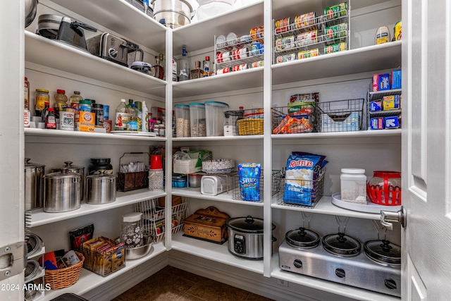 view of pantry