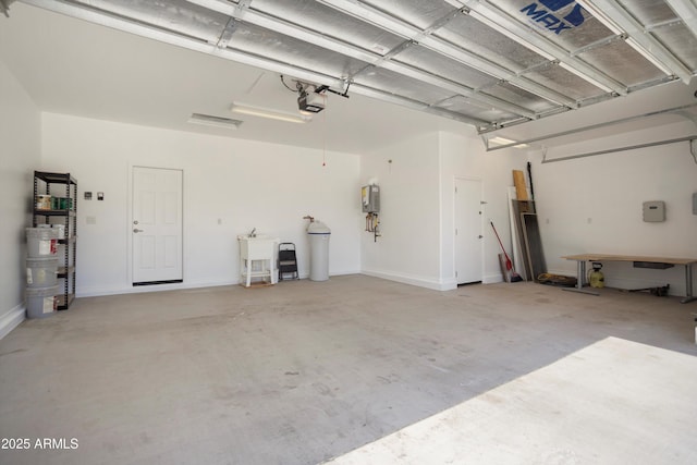 21532 N 262nd Ln, Buckeye, AZ 85396 - garage with water heater and a garage door opener