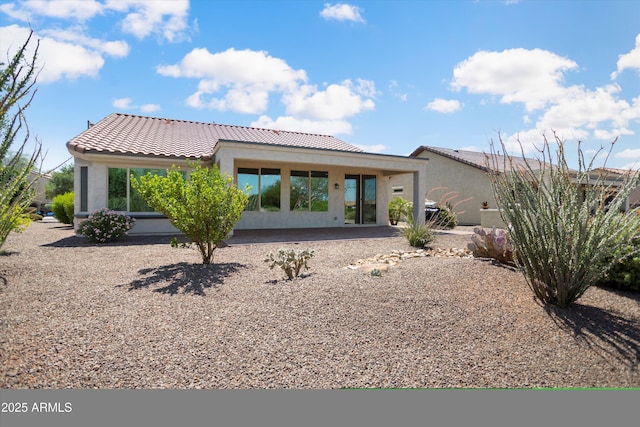 21532 N 262nd Ln, Buckeye, AZ 85396 - back of house featuring a tile roof and stucco siding