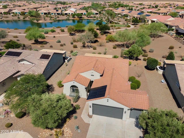 21532 N 262nd Ln, Buckeye, AZ 85396 - aerial perspective of suburban area featuring a large body of water