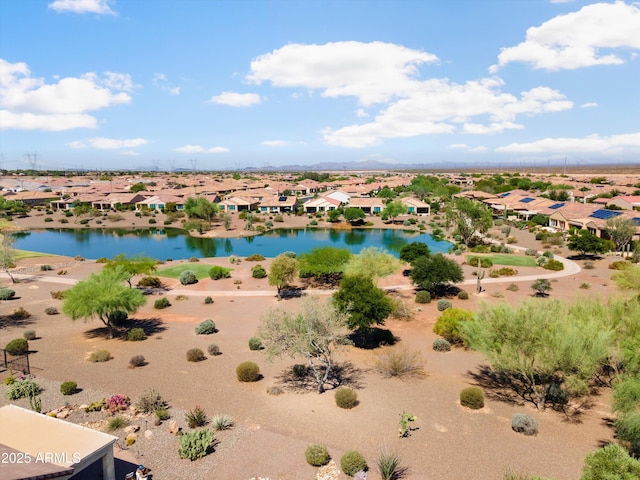 21532 N 262nd Ln, Buckeye, AZ 85396 - aerial view of residential area with a nearby body of water