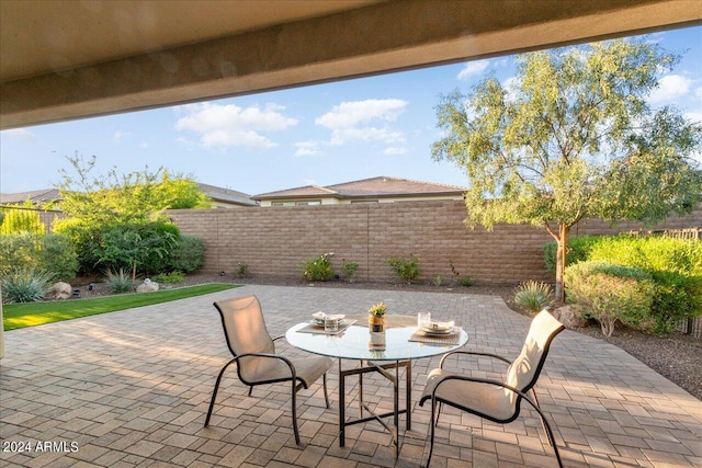 view of patio