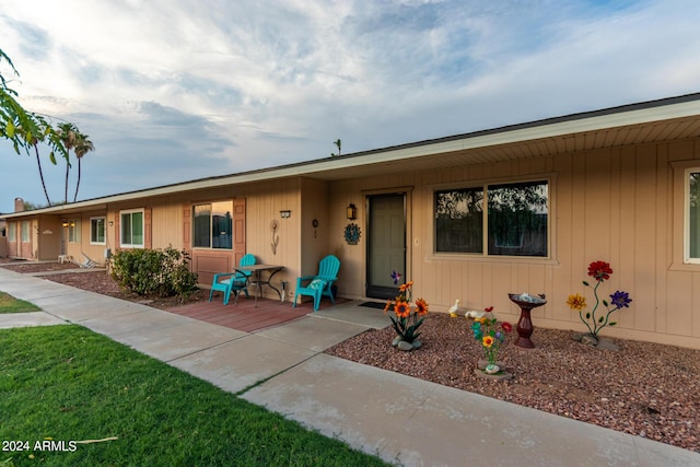 view of front of home