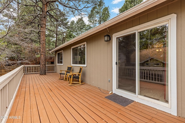 69 E Mohawk Dr, Flagstaff, AZ 86005 - view of wooden terrace
