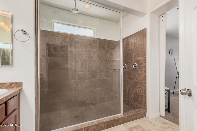 20261 W Desert Bloom St, Buckeye, AZ 85326 - full bath featuring vanity and a walk in shower