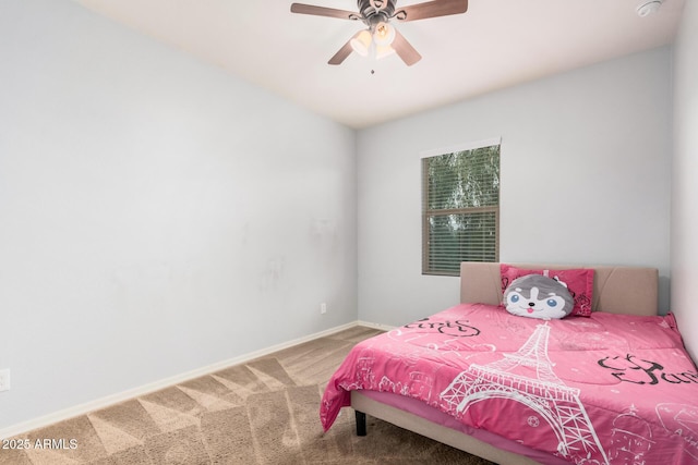 20261 W Desert Bloom St, Buckeye, AZ 85326 - carpeted bedroom with baseboards and ceiling fan
