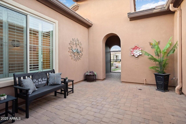 view of patio