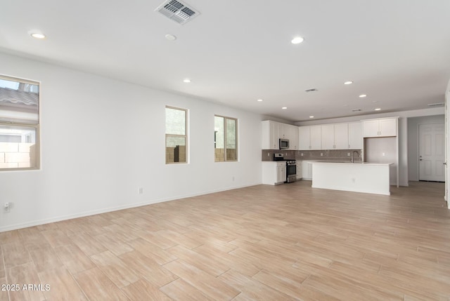 view of unfurnished living room