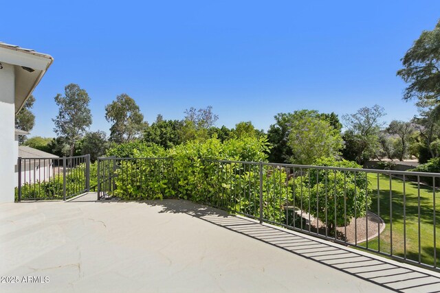 6467 E Sierra Vista Dr, Paradise Valley, AZ 85253 - view of patio / terrace featuring a balcony