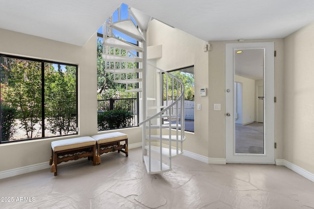 6467 E Sierra Vista Dr, Paradise Valley, AZ 85253 - doorway to outside featuring baseboards