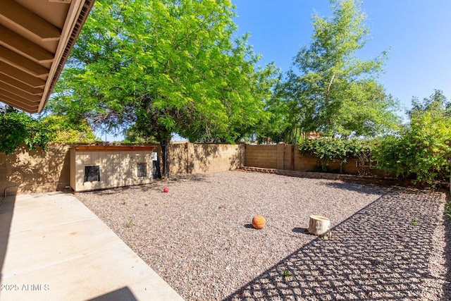 3203 E Ellis St, Mesa, AZ 85213 - view of yard with a fenced backyard and a patio area
