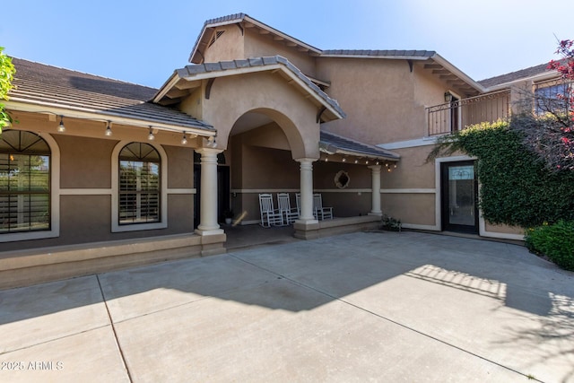 3203 E Ellis St, Mesa, AZ 85213 - back of house featuring a patio area and stucco siding
