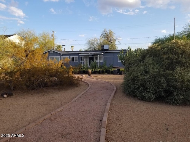 view of front of home