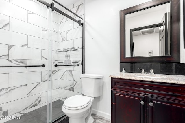 2109 E Gelding Dr, Phoenix, AZ 85022 - bathroom featuring vanity and a shower stall