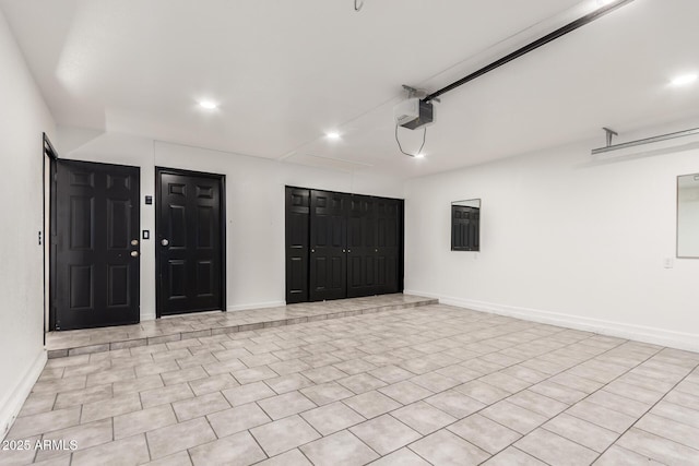 2109 E Gelding Dr, Phoenix, AZ 85022 - garage with a garage door opener and recessed lighting