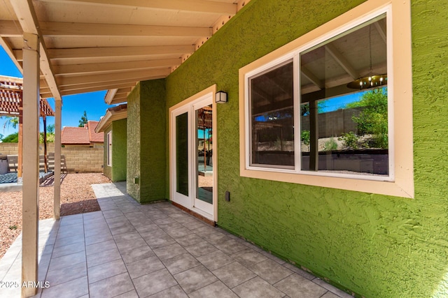 2109 E Gelding Dr, Phoenix, AZ 85022 - view of patio with french doors