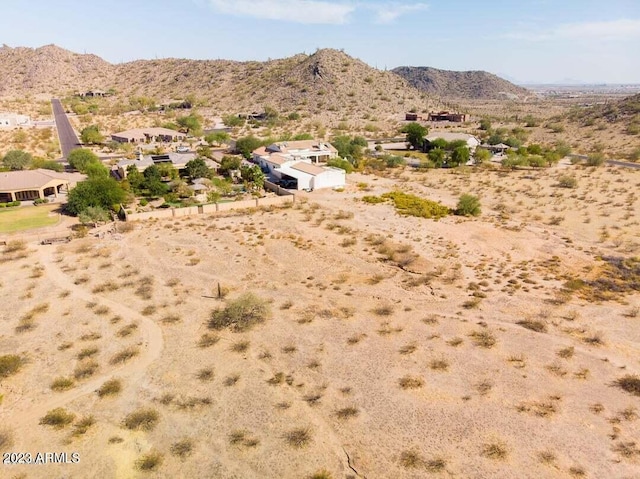 property view of mountains featuring view of desert