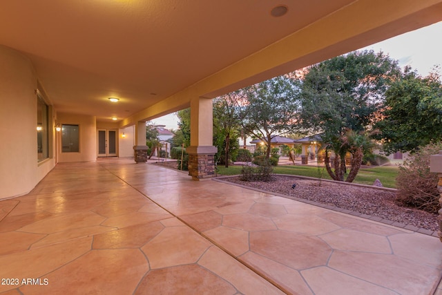 view of patio / terrace with french doors