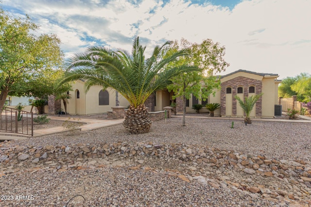 view of front of property with stucco siding