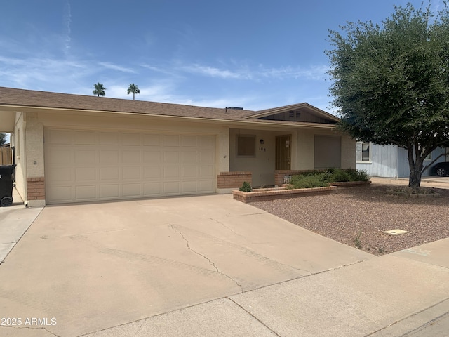 108 E Jasmine St, Mesa, AZ 85201 - single story home with brick siding, an attached garage, and driveway