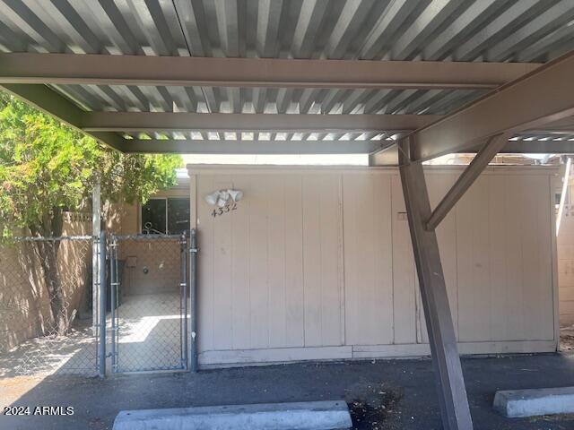 4332 W Ocotillo Rd Unit 206, Glendale, AZ 85301 - view of patio featuring a gate