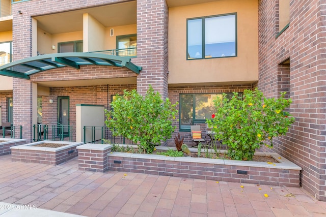 exterior space with a patio