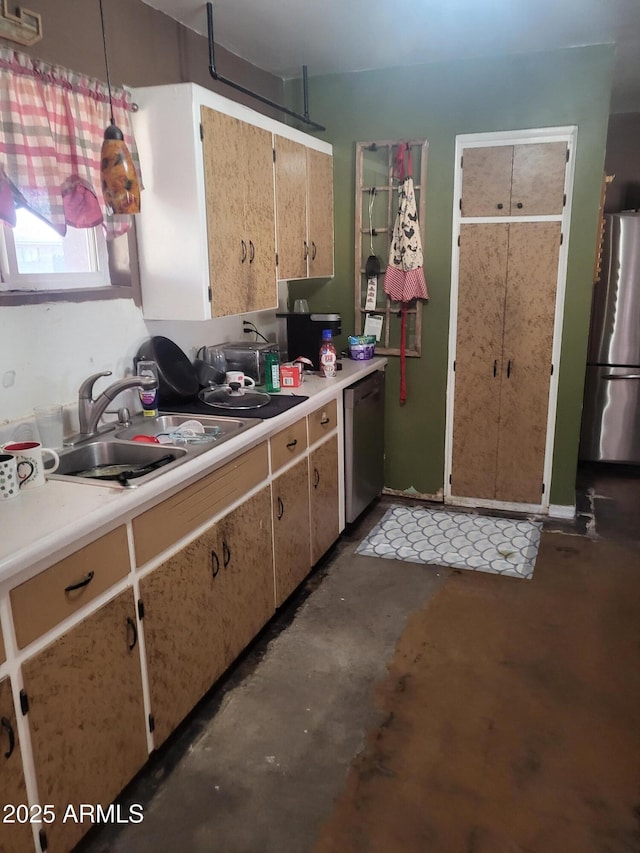 kitchen featuring sink and stainless steel appliances