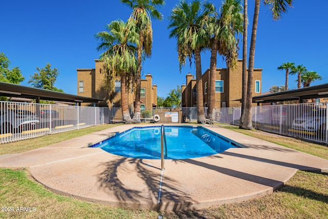 view of pool