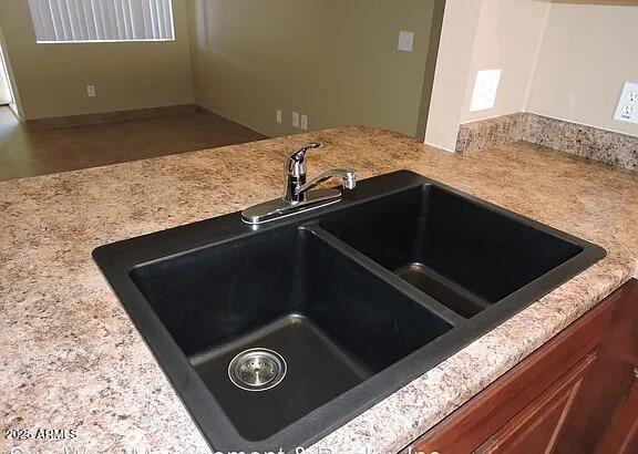 interior details featuring sink