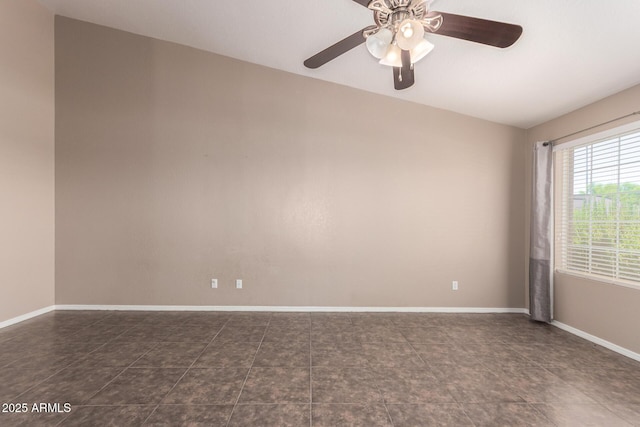 11352 E Dartmouth St, Mesa, AZ 85207 - spare room with ceiling fan and baseboards