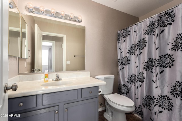 11352 E Dartmouth St, Mesa, AZ 85207 - full bathroom with vanity and curtained shower