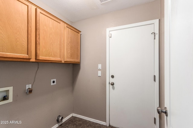 11352 E Dartmouth St, Mesa, AZ 85207 - washroom featuring hookup for an electric dryer, cabinet space, and hookup for a washing machine